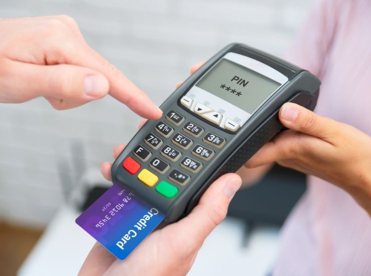 Inserire codice PIN della carta di credito