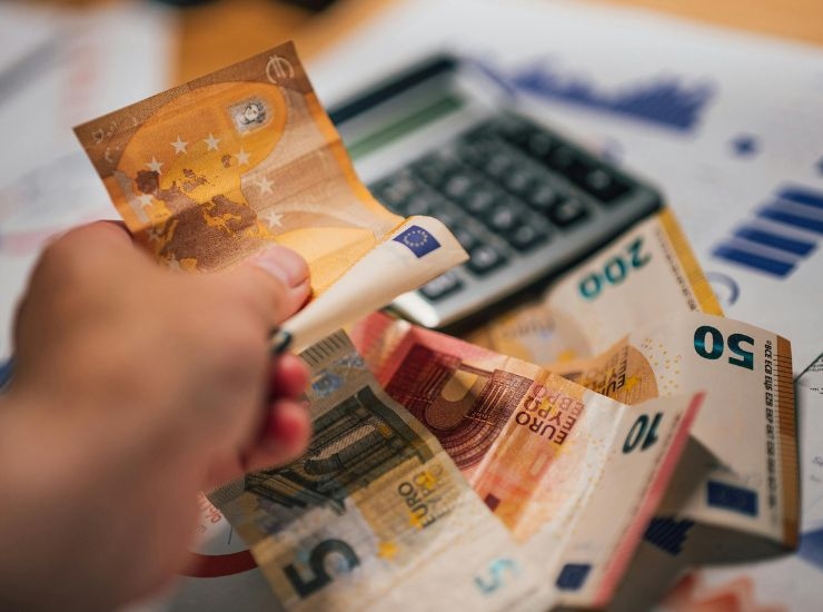 Denaro in contanti in euro