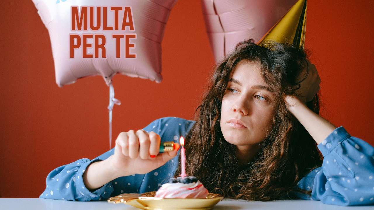In arrivo una multa per il tuo compleanno
