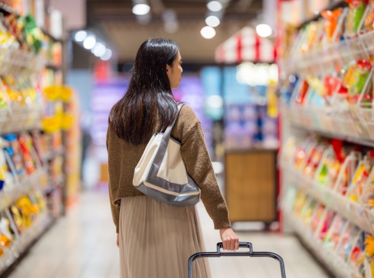 Cibo spazzatura al supermercato