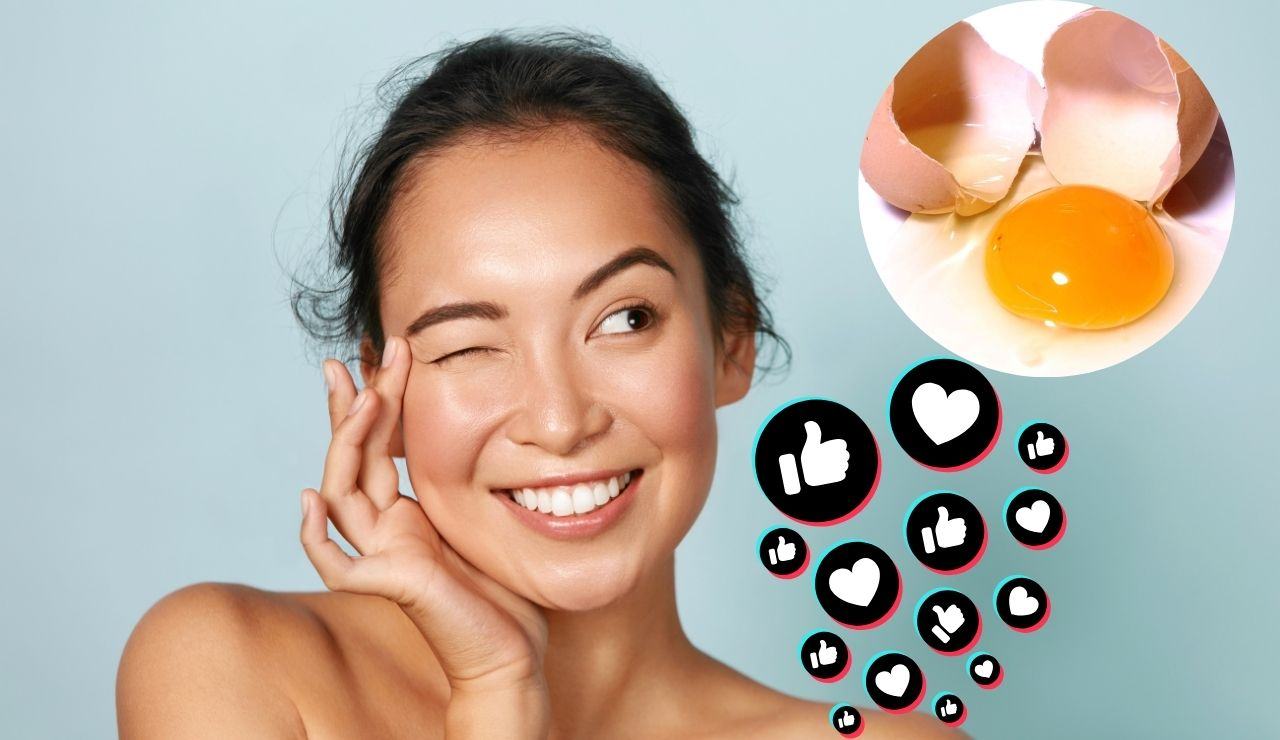 Albume d'uovo per la skincare