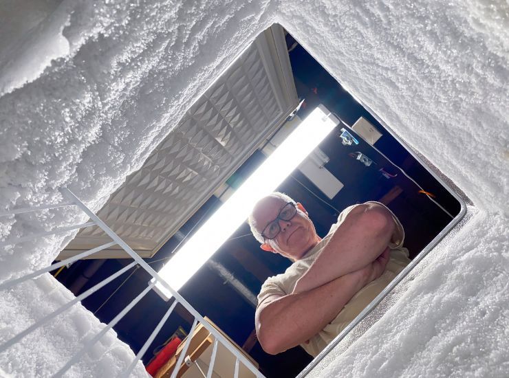 Eliminare il ghiaccio dal freezer